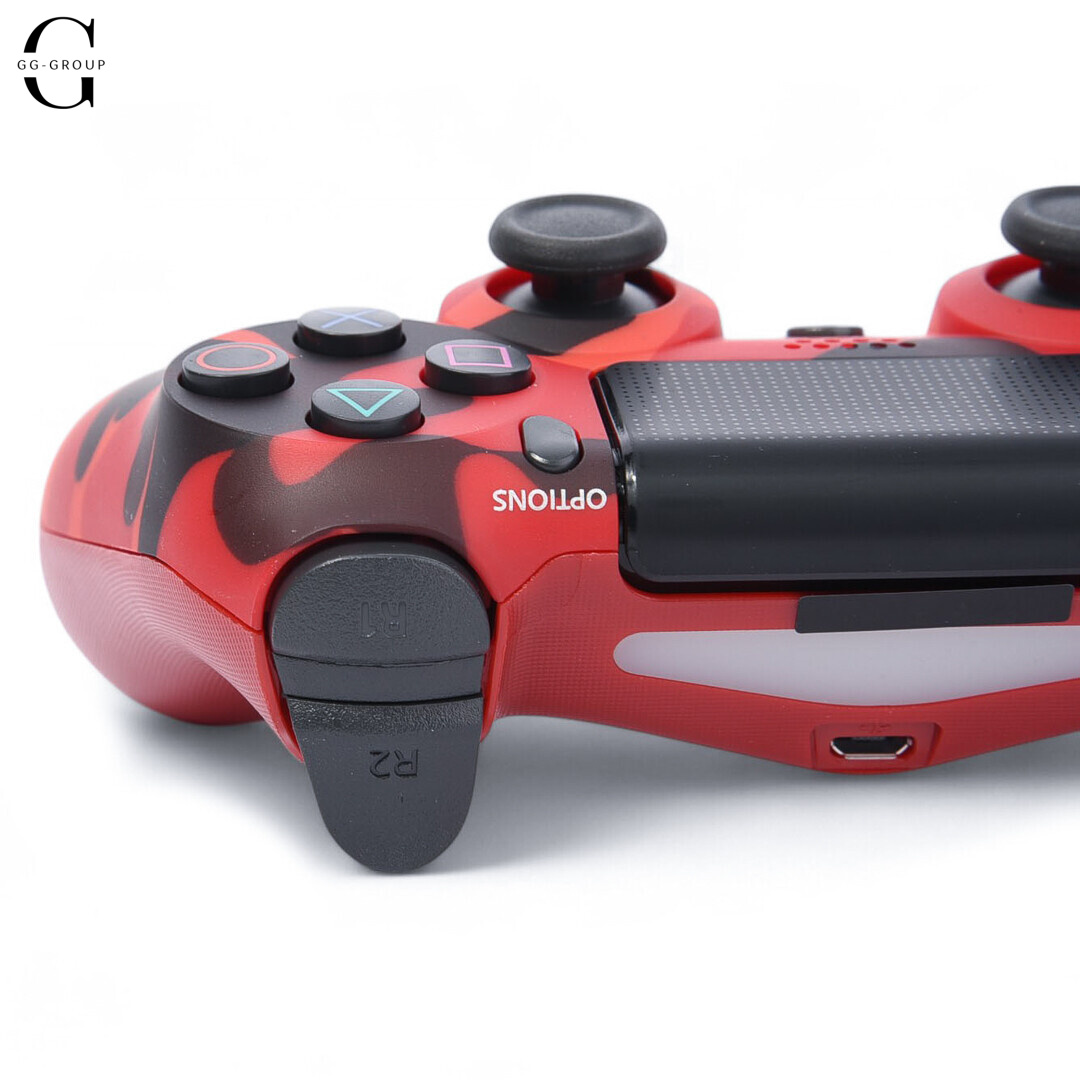 Джойстик DualShock PS4 RD-00-28 Червоний камуфляж високої якості